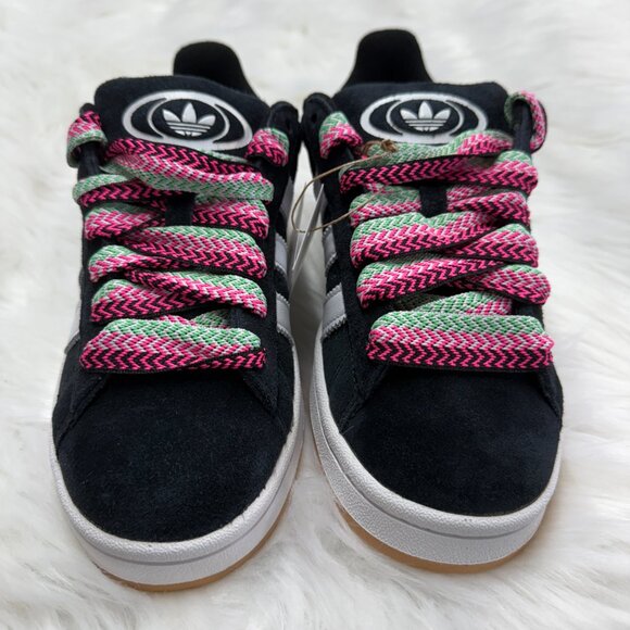 Adidas Campus 00s Campus Black Lucid Pink White Womens Shoes JH7272 NEW Multi Sz - Picture 3 of 4